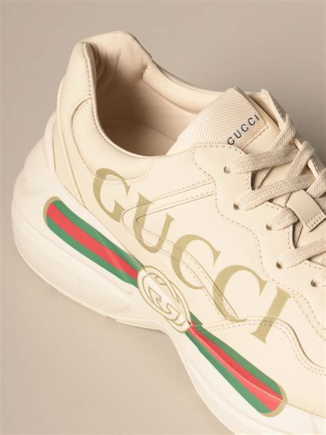 designer white sneakers gucci|classic white gucci sneakers.